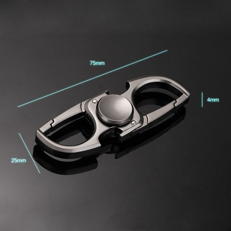Mary Finger Spinner Untuk Gantungan Kunci Spinner Stress Pocket Mainan Interaktif Emosi Halus Mainan Untuk Pereda Kecemasan OCD Tangan