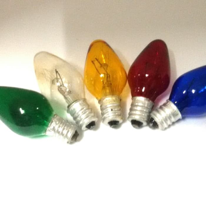 Lampu cabe lampu pengganti lampu tidur lampu E12 lampu cabai e-12 kecil dop lombok mini tidur warna