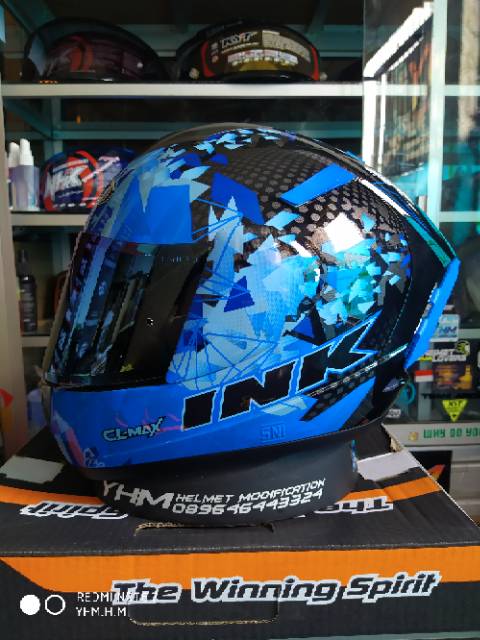 Helm INK CL Max Fullset orian atau full acc