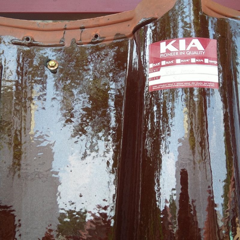 Genteng keramik KIA Coco brown kw1