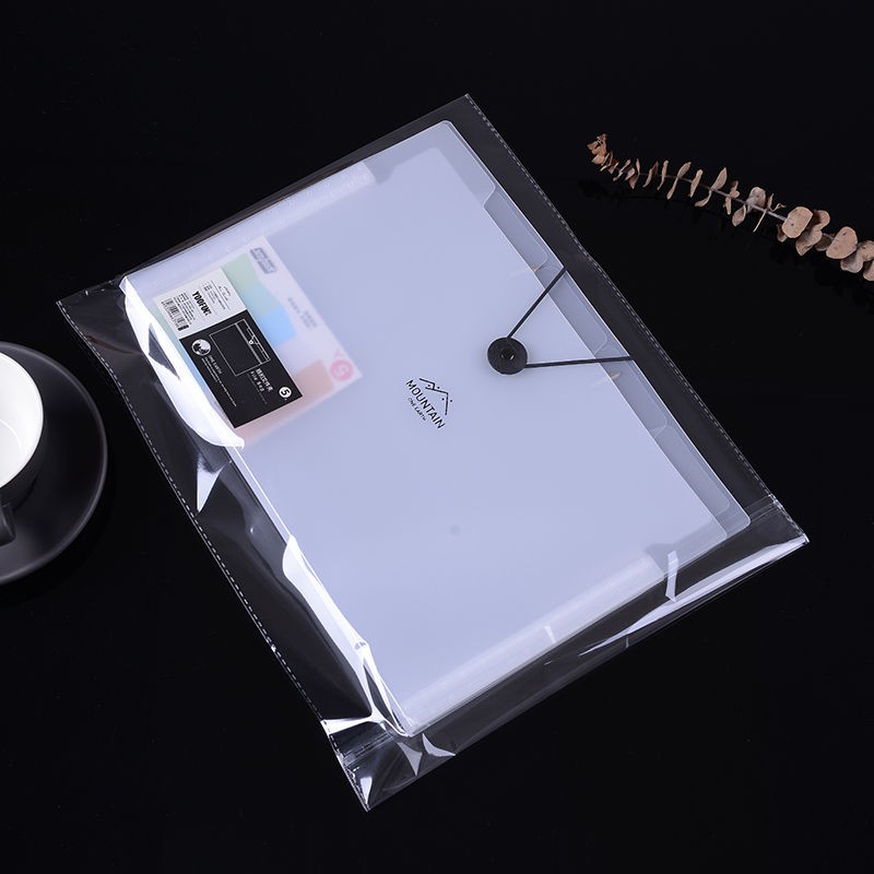 100 PCS / PLASTIK OPP SEAL ONLINE SHOP Ukuran 32X42CM