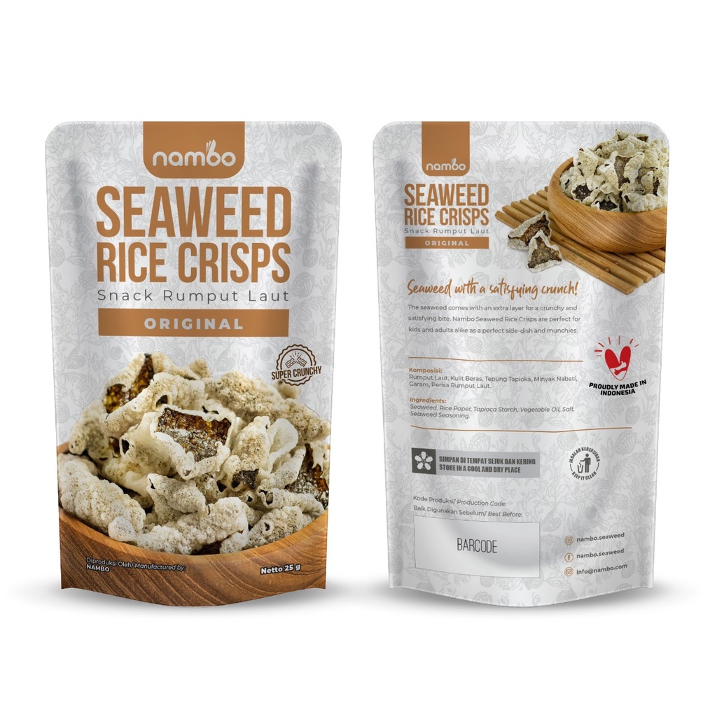 

Nambo Seaweed Rice Crisps Original