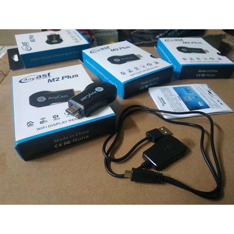 ANY CAST DONGLE HDMI WIFI ANYCAST MIRACAST M2 PLUS DLNA CHROMECAST