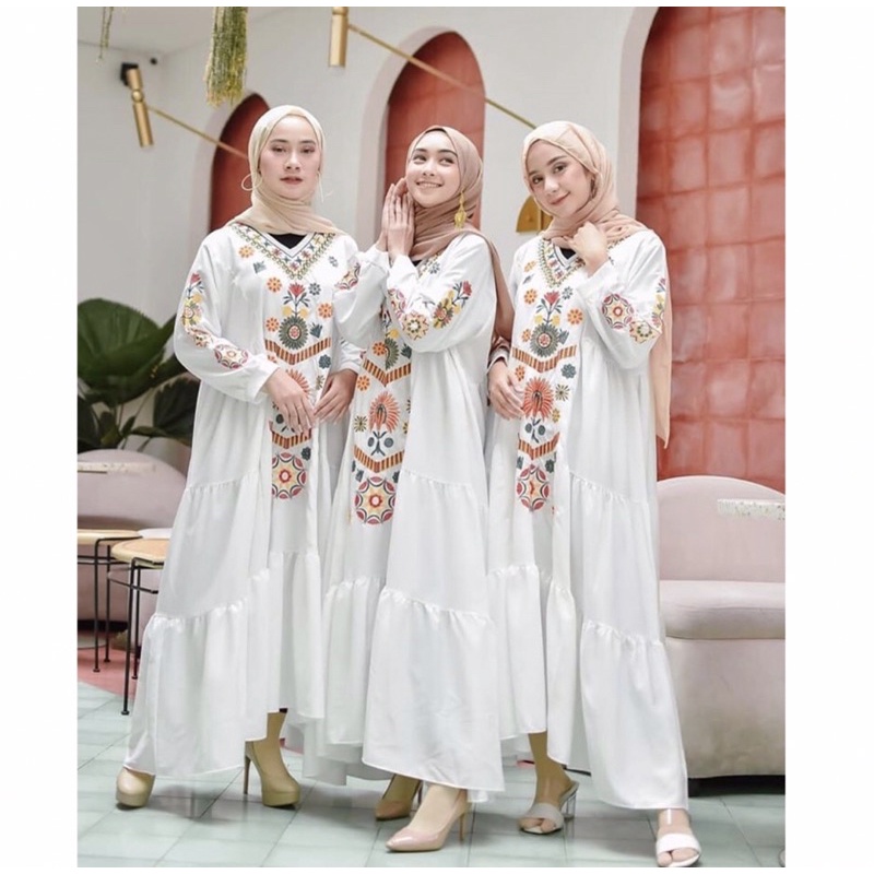 Gamis Ramadhani - Gamis Remaja - Gamis Terbaru 2022 Baju Lebaran - Dress wanita