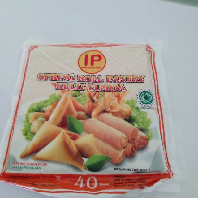 

Kulit lumpia ukuran 21.5 cm