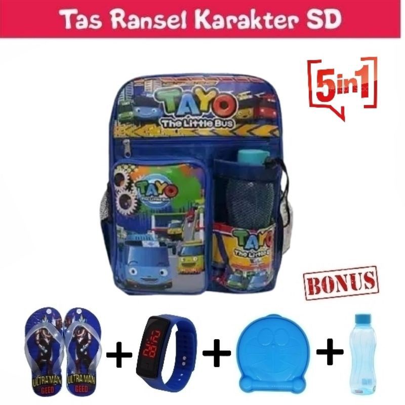 Tas Ransel Anak / Tas Anak Laki-laki SD TK / Tas Anak Sekolah Laki-laki Murah /banyak bonus