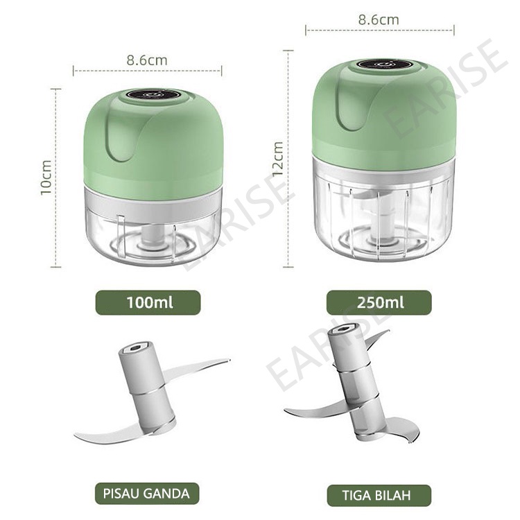 POTE Mini Chopper/Portable Blender Mini Food  Dapur Gadget 100/250 mL