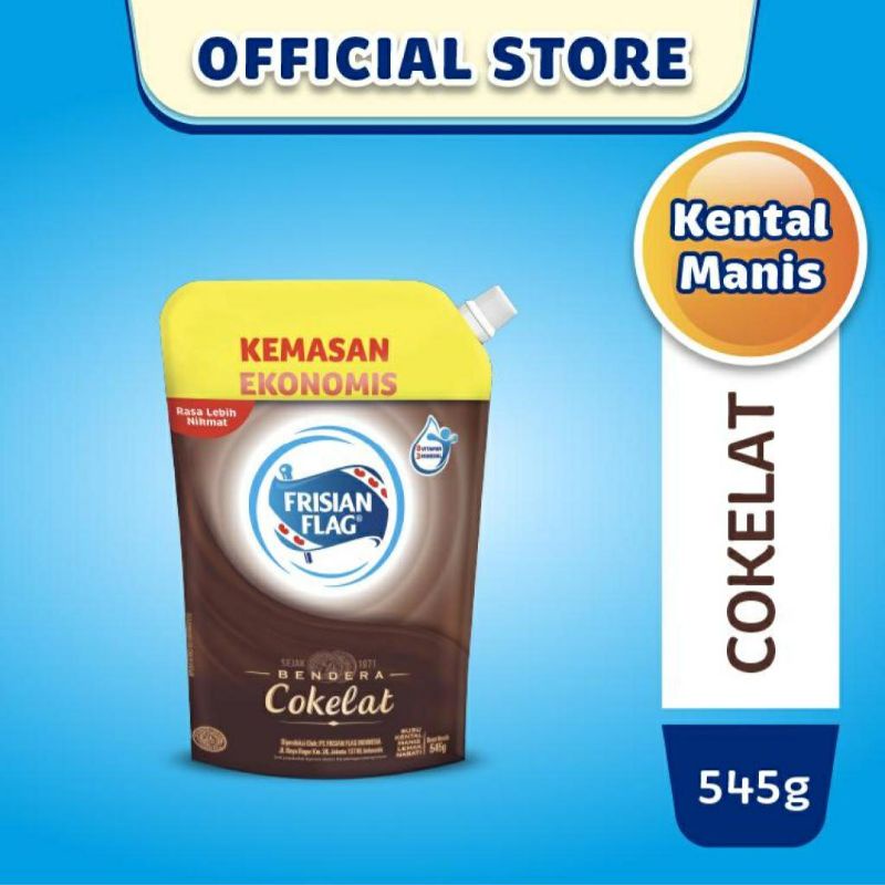 

Frisian Flag Susu Kental Manis Chocolate Pouch 545 gr