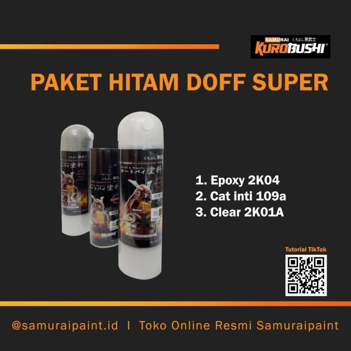Paket Hitam Super Doff, Samuraipaint. Cat Semprot