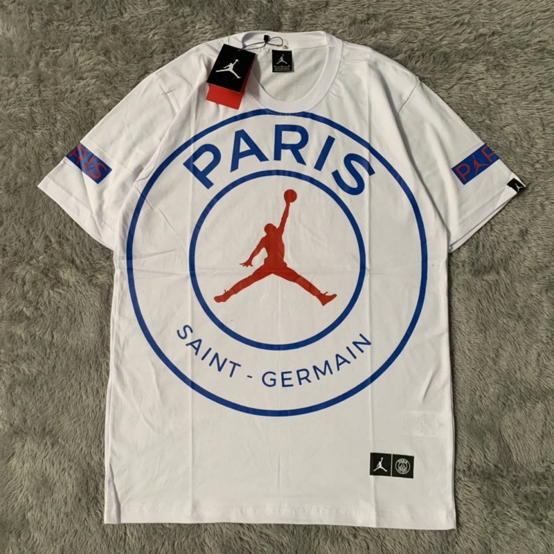 Kaos Tshirt Air Jordan Psg Fulltag &amp; Lebel