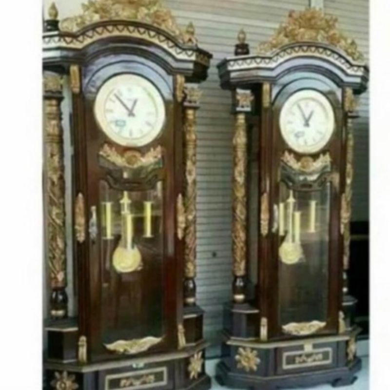 Lemari jam jati mebel jepara