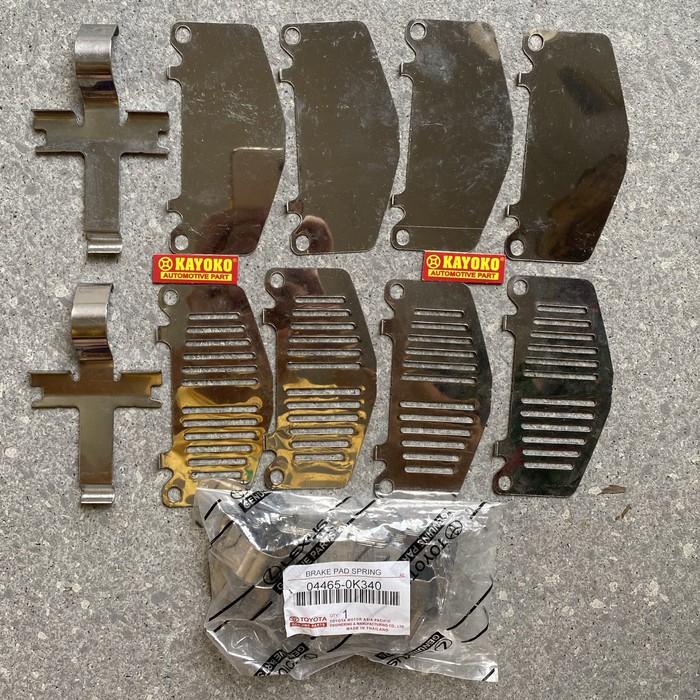 BRAKE PAD SPRING- PLAT DISC BRAKE PAD FORTUNER / HILUX 3.0 STENLIST