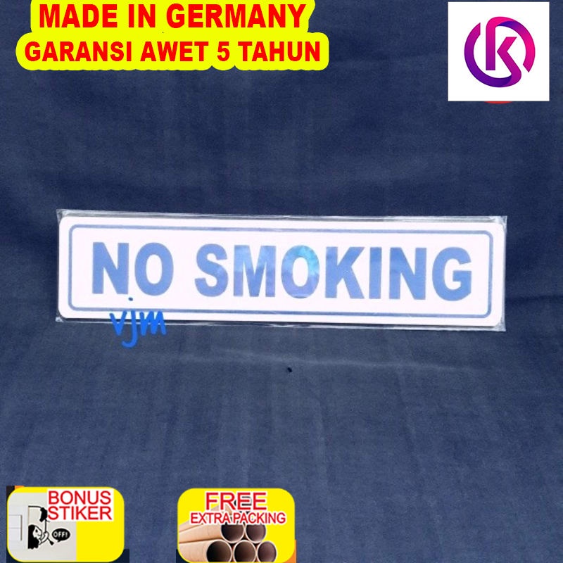 

Terlaris Plat Acrylic NO SMOKING (195x45cm)