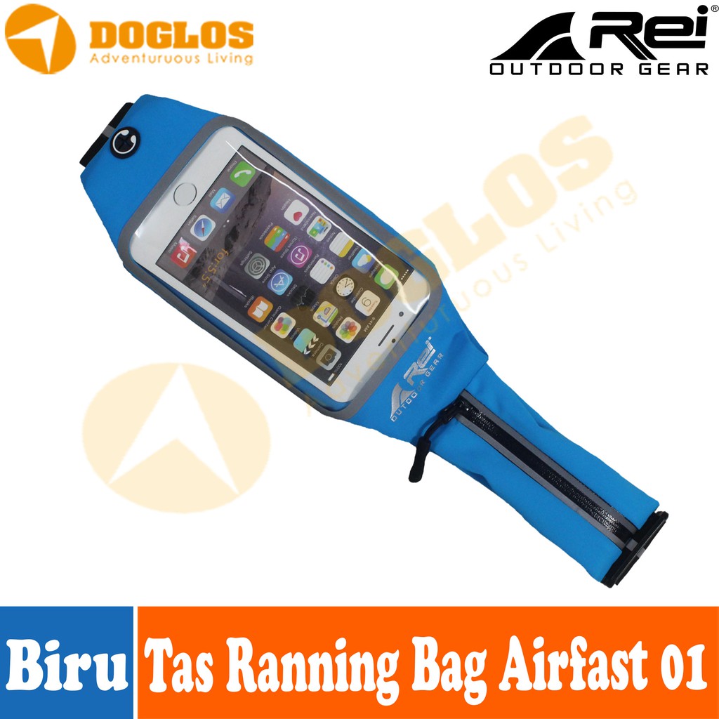 Tas Pinggang Wast bag Rei Airfats 01 Ranning Outdoor Traveling Biru