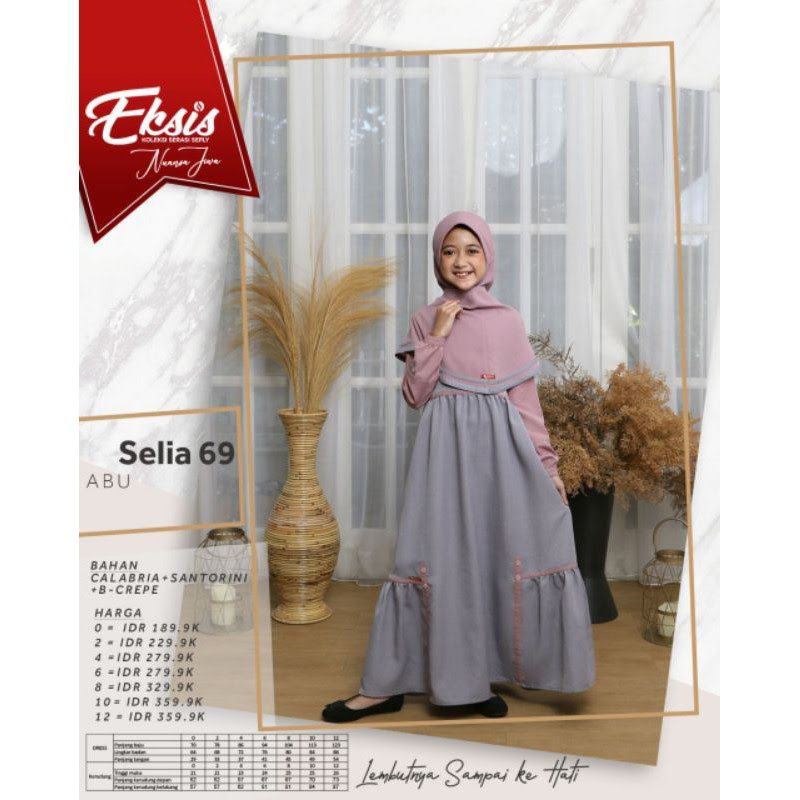 GAMIS ANAK SEPLY SELIA 69 ABU