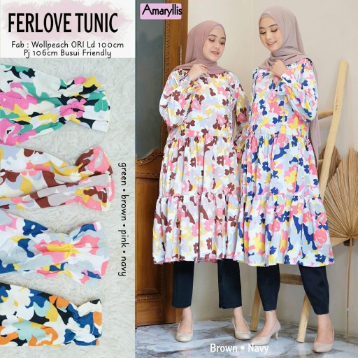 New Tania Tunik Batik Tunic Cantik Lucu Keren Modis Seragam Kantor Kerja Muslim Katun Bagus Layer Ok