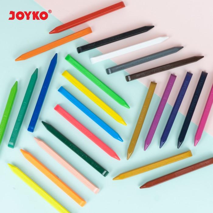 

Joyko CLEAN Crayon Set Oil Pastel / Krayon Joyko Anak Bentuk Pensil Best Seller