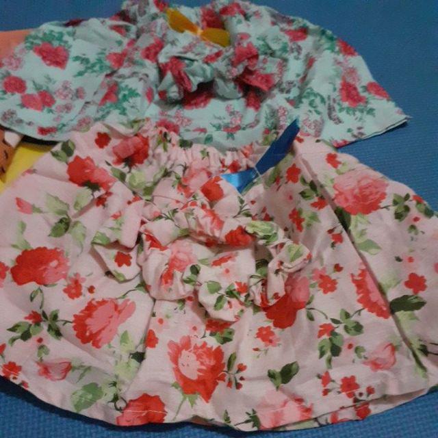  ROK  ANAK  KATUN FREE BANDANA headband rok  anak  perempuan 