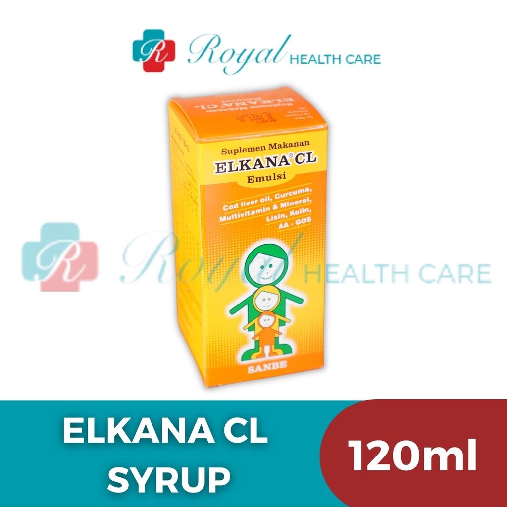 ELKANA CL SYRUP 120ML Membantu Memenuhi Kebutuhan Vitamin dan Kalsium