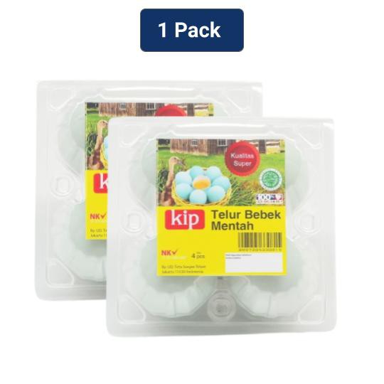 KIP Telur Asin Mentah 1 Pack (4 Butir)