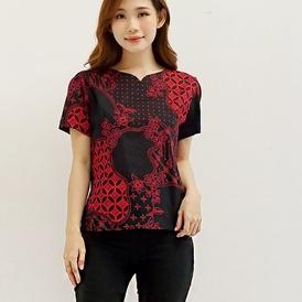 Batik wanita - Atasan blouse batik wanita fashion 632