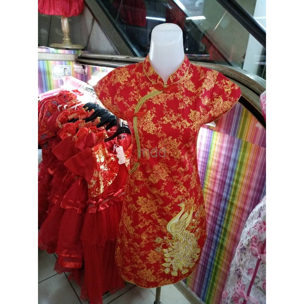 Baju Midi Dress Jual Dress Baju Cheongsam Murah Katun
