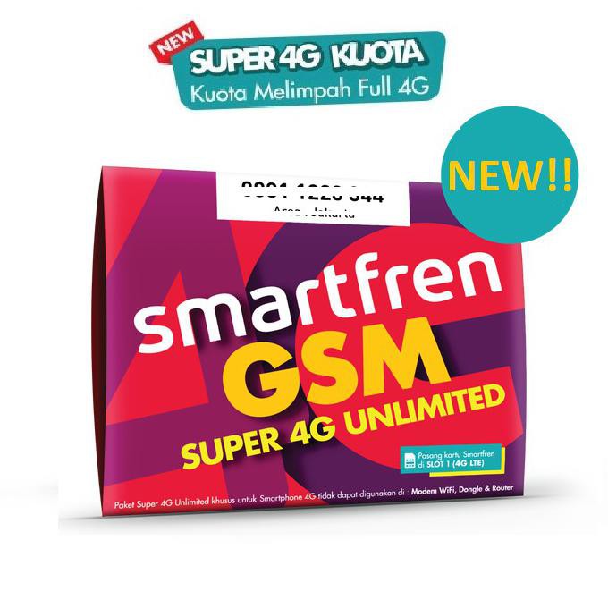 Jual Kartu Perdana Smartfren UNLIMITED Kuota INTERNET UNLIMITED Murah