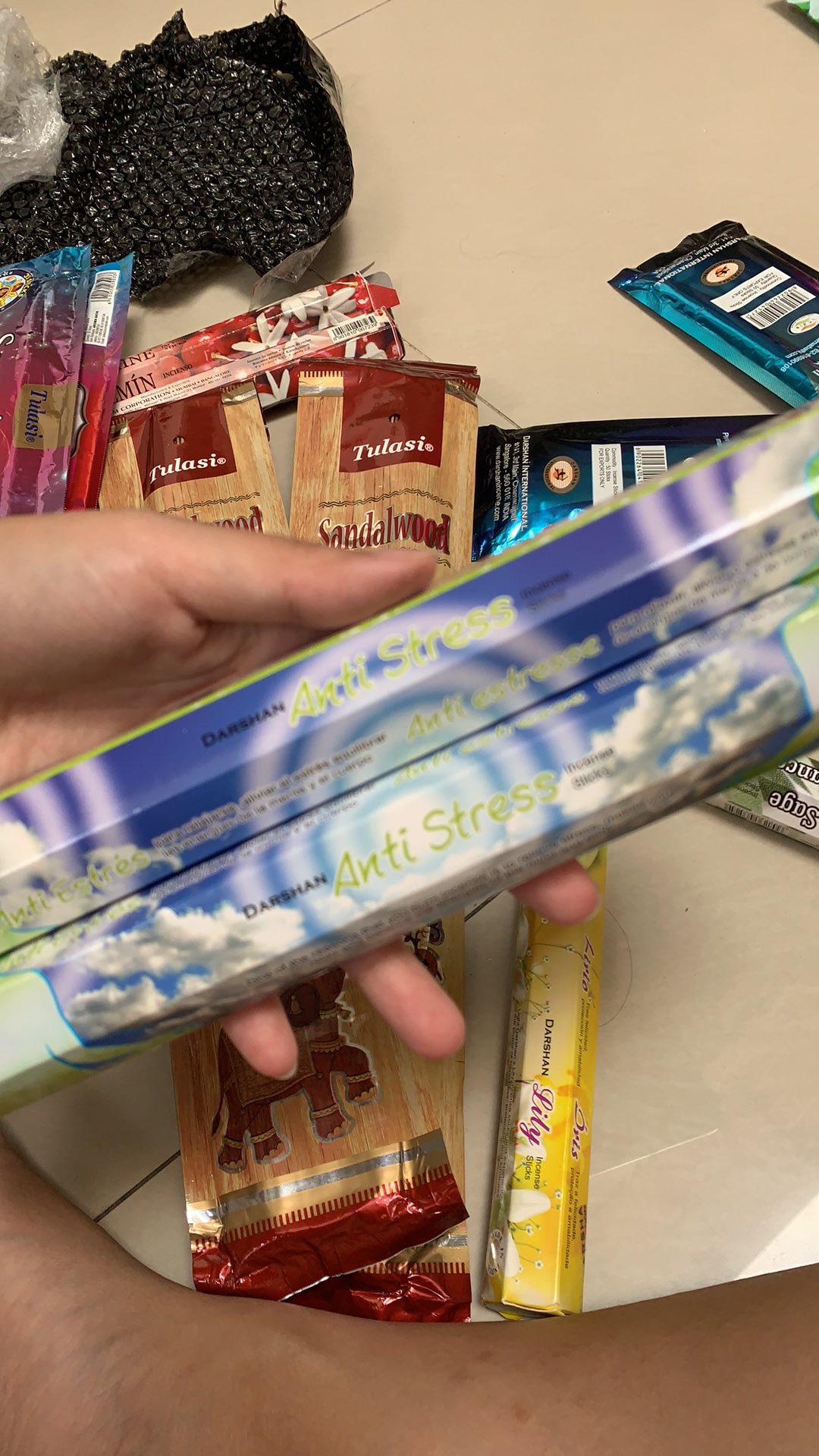 Dupa Hio India Darshan Anti Stress Handmade Isi 20 Batang