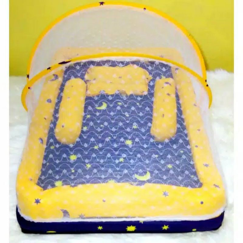 1 Set Kasur Kolam Kelambu Bantal dan Guling Bayi
