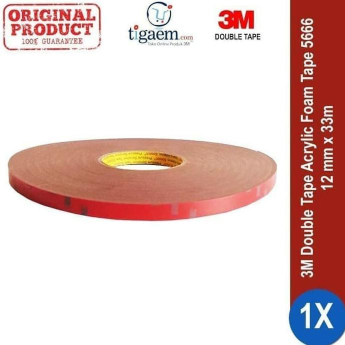 

3M Double Tape Merah AFT 5666 12mm x 33 Meter zahrelectrical