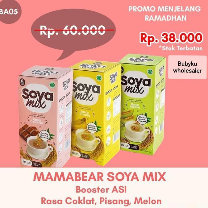 

New Mama Bear Soya Mix Minuman Pelancar Asi / Mama Soya Bear .