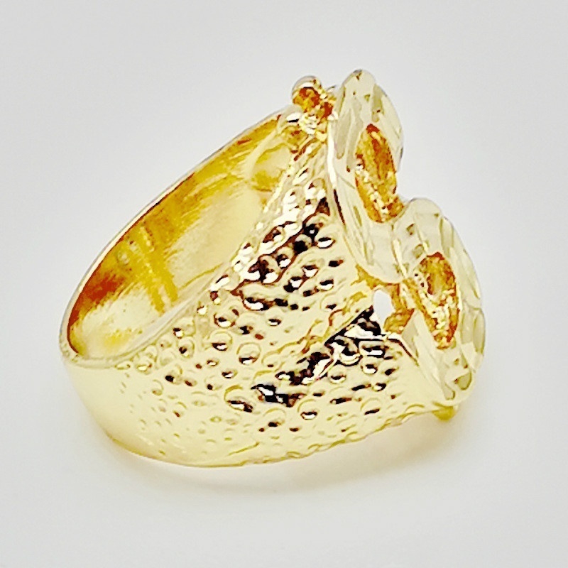 Fashion Hip Hop Rock Dollar Sign Cincin Pesta Perhiasan
