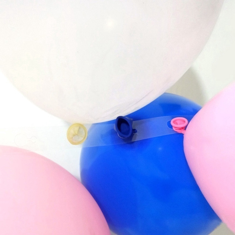 Holder Strip Rantai Balon Helium Bahan Latex Warna-Warni Ukuran 5M Untuk Dekorasi Pesta Ulang Tahun Pernikahan