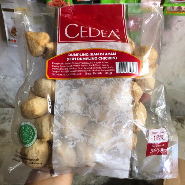 

Cedea || Dumpling Ikan Isi ayam (fish Dumpling chicken) || 500gr