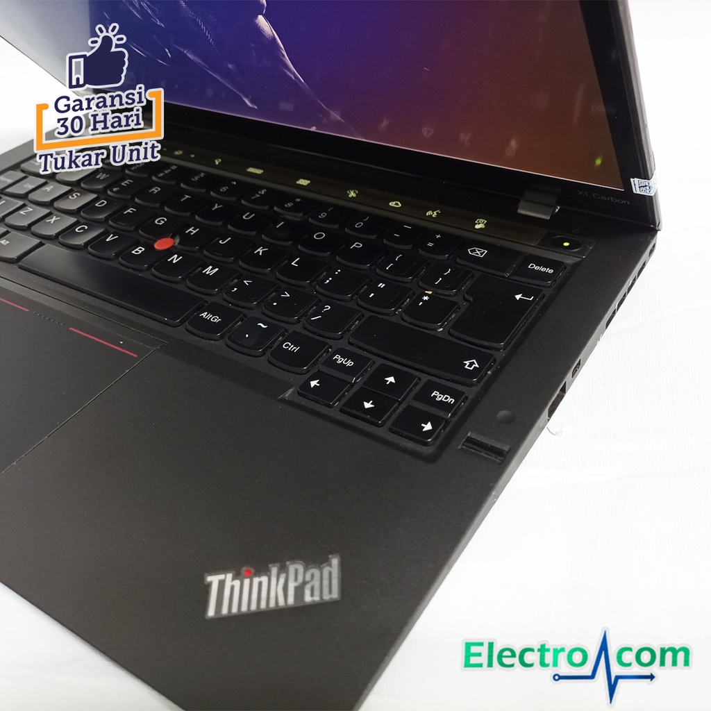 Lenovo Thinkpad X1 Carbon Core i7 Gen4 RAM 8/256 SSD Slim Murah