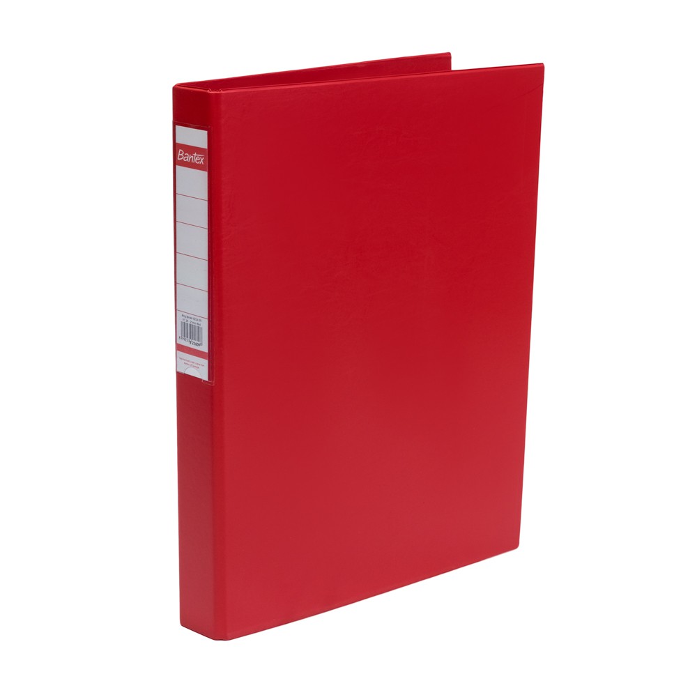 

Bantex Ring Binder 2 Ring O 25mm Folio Red 8226 09