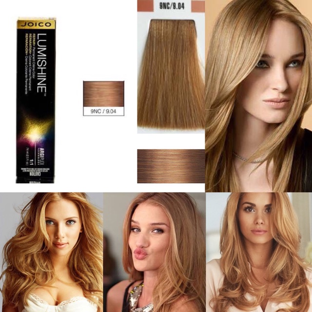 Joico Lumishine 9NC blonde medium cat rambut hair color