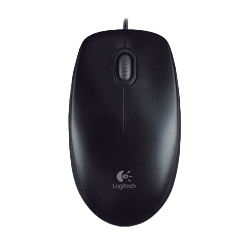 B100 | MOUSE USB LOGITECH B100 ORIGINAL RESMI (BLACK)