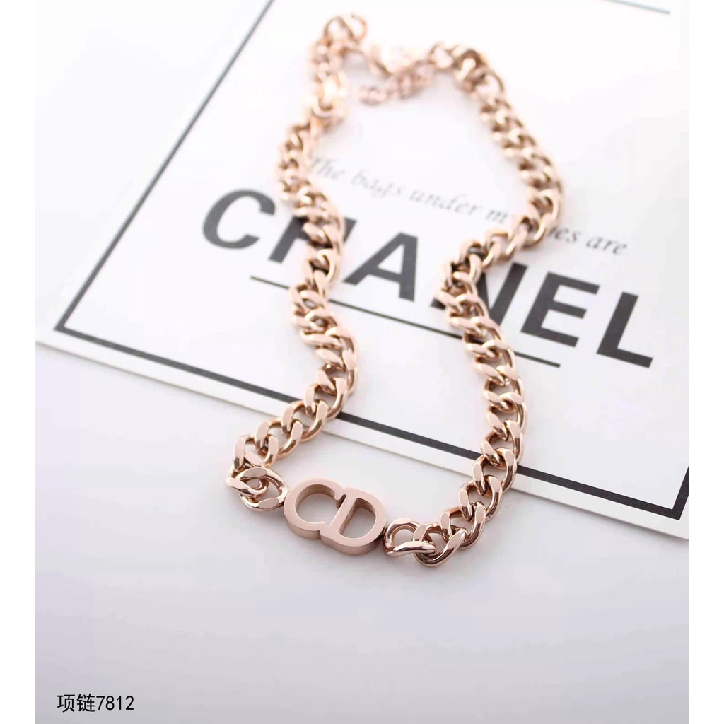 Kalung titanium perhiasan fashion 7812