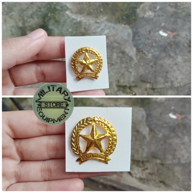 ATRIBUT PIN LENCANA VETERAN