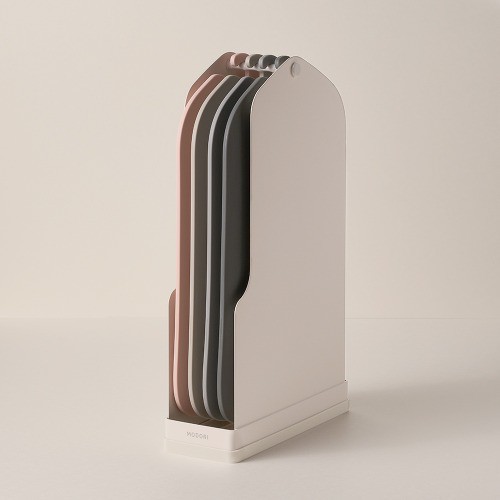 Modori chopping board set with stand talenan bahan TPU