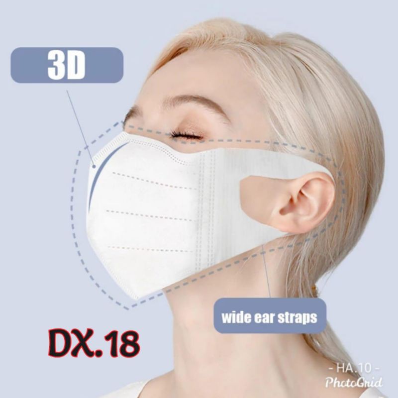 masker duckbill 3D Stereo 3ply isi 50