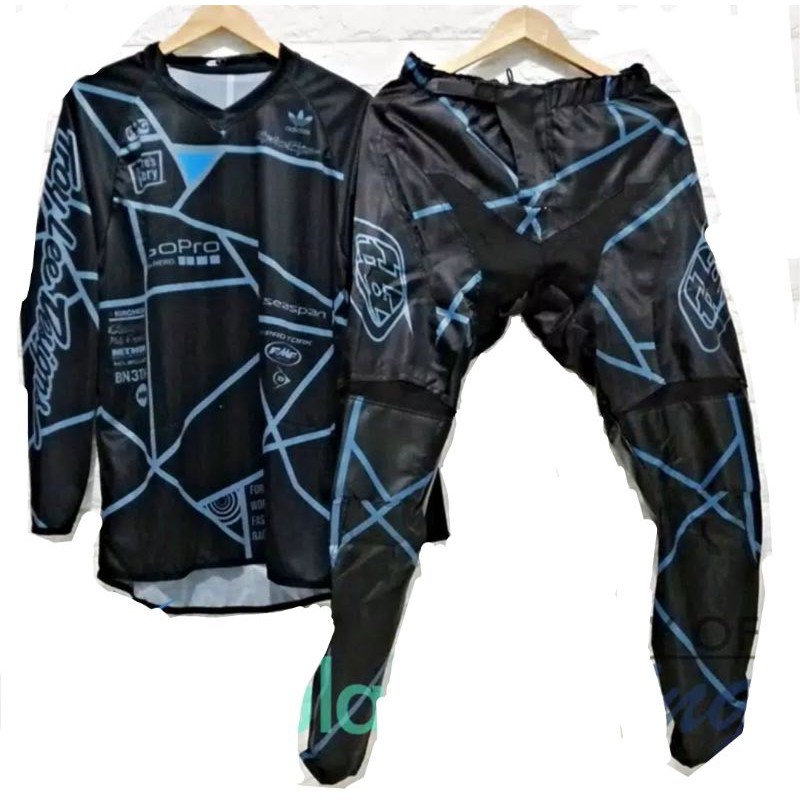 Baju Celana Set Trail Motorcross TLD Racing