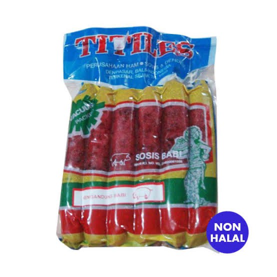 Sosis Babi Lapchiong / Sosis Babi Bali Titiles 500 Gram