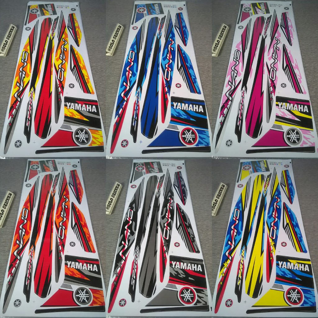 Bisa Cod Striping Sticker Variasi Yamaha Vega Zr Vega Rr Spark