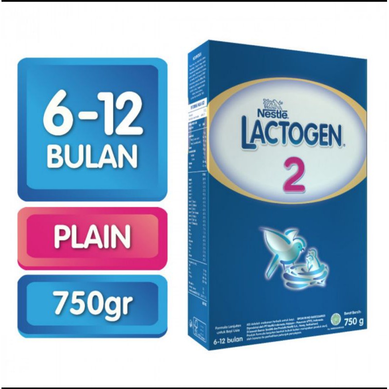 

LACTOGEN 2 Susu Formula 6-12 Bulan Box 750 gr