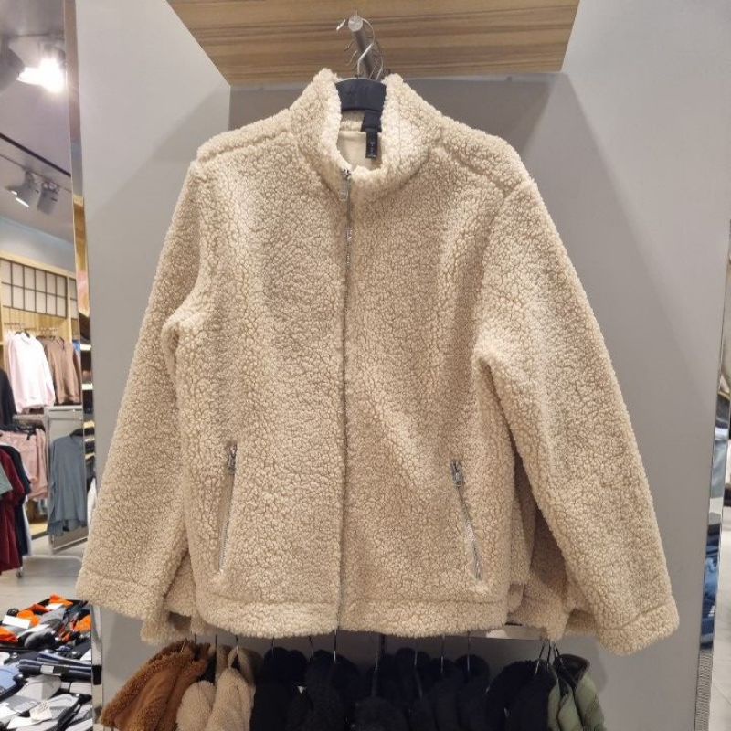 Jaket sweater bulu unisex H&M JASTIP jasa titip hnm