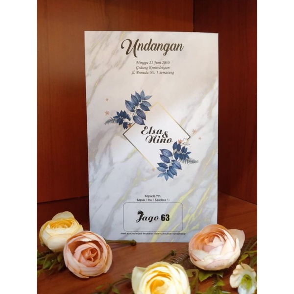 Blangko undangan kosongan Jago 63