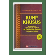 Buku KUHP KHUSUS Kompilasi Ketentuan Pidana Dalam UU Pidana Khusus