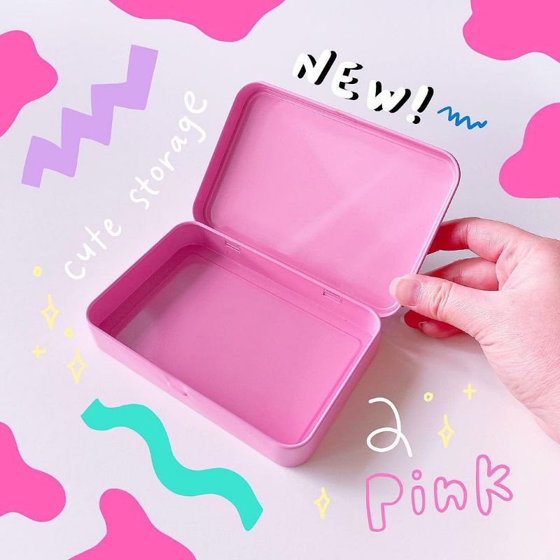 

READY stationery ⦙ kotak penyimpanan pink tincase multifungsi / ina εϊз [ cloud b ]